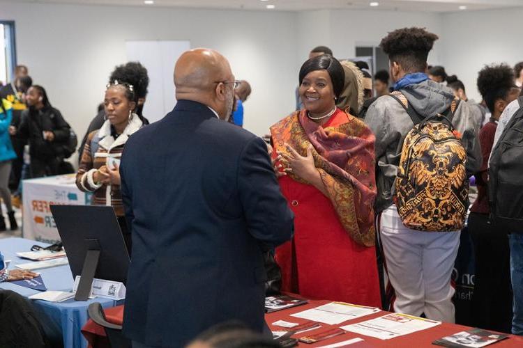 HBCU College Fair Interaction 